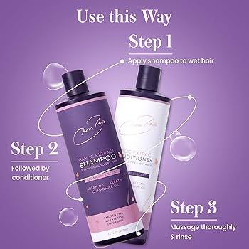 Amazon.com : Nora Ross Garlic Extract Daily Shampoo and